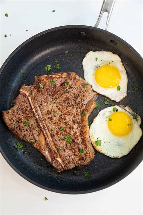 Steak and Eggs Recipe - The Kitchen Magpie