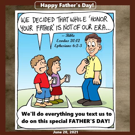 Comics, 6-20-21: Father's Day - JESUS, OUR BLESSED HOPE