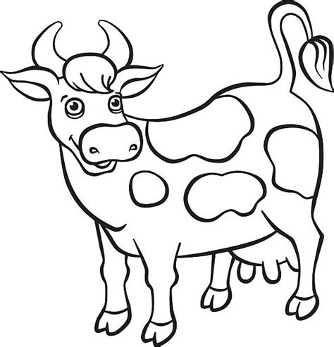 Cow Black White Illustrations, Royalty-Free Vector Graphics & Clip Art ...