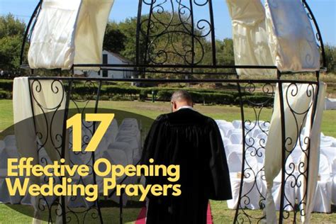 17 Effective Opening Wedding Prayers