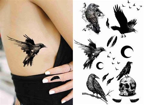 Raven tattoo designs for men photos