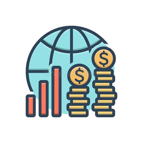 Two Color Economy Gear Vector Icon from Cryptocurrency Economy Concept ...