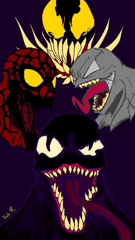 Symbiotes, carnage, riot, toxin, venom, HD mobile wallpaper | Peakpx