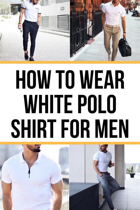 These White Polo Shirt Outfits Are Dope AF - LIFESTYLE BY PS