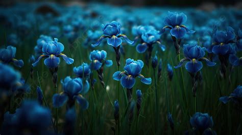 Blue Iris Flowers Wallpaper Background, Blue Irises, Hd Photography ...