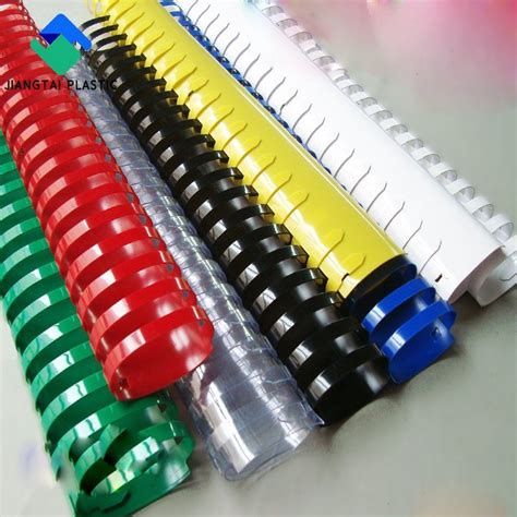 Jiangtai Binding Rings PVC Binder Comb Ring Plastic OEM Packaging ...