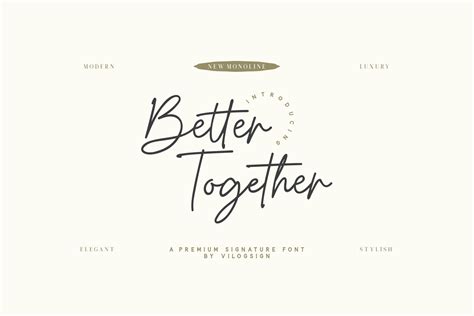 Better Together Free Font | Hey Fonts