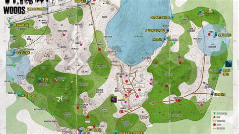 Escape From Tarkov Woods map guide - loot and key locations, extraction ...