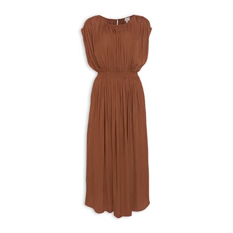 Buy LTD Woman Camel Waisted Dress Online | Truworths