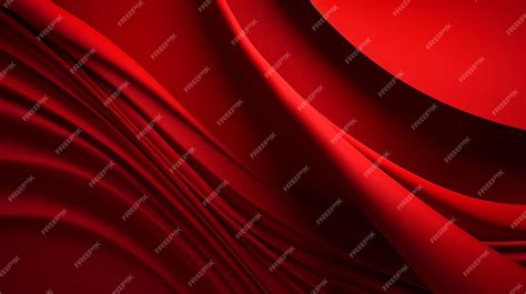 Premium AI Image | Red fabric background with a red background