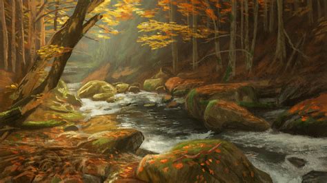 Autumn Forest by MarkBulahao on DeviantArt