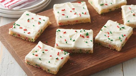 Easiest-Ever Holiday Sugar Cookie Bars Recipe - Pillsbury.com