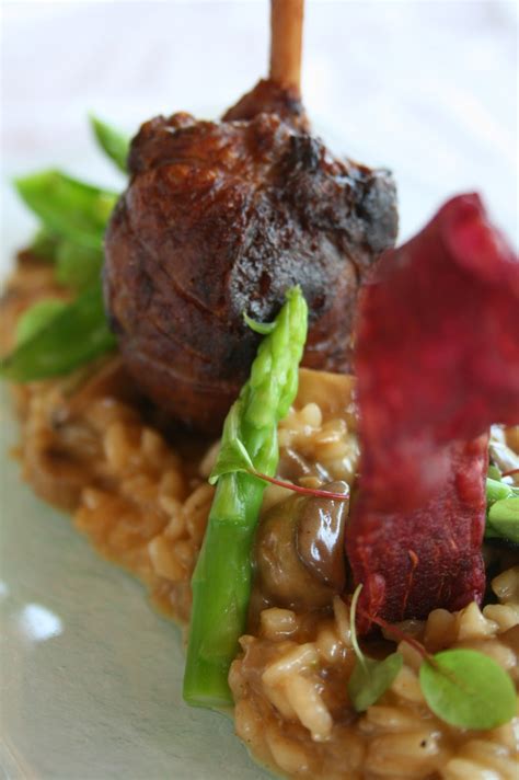 Country Gourmet Traveler: Duck leg with smoked Risotto