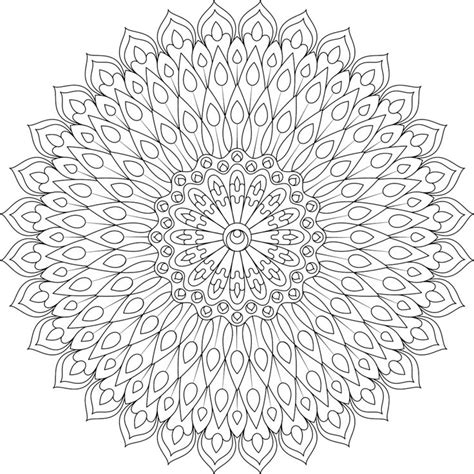 Youthful Inspiration Mandala Coloring Page By Varda K. - (mondaymandala ...