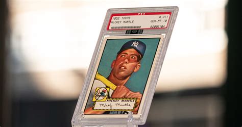 Mickey Mantle 1952 Topps Card Sells for $12.6M to Shatter $7.25M Honus ...