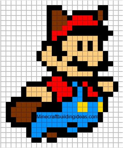 Minecraft Pixel Art Templates: Mario | Pixel art templates, Minecraft ...