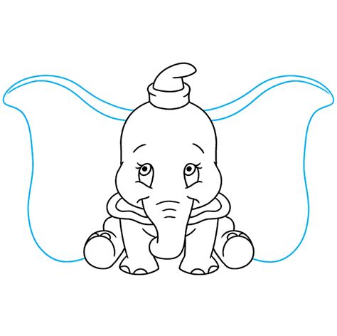 How to Draw Dumbo - Really Easy Drawing Tutorial