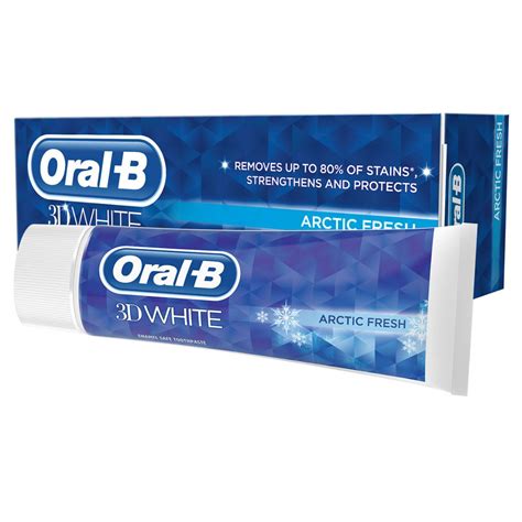 Oral-B 3D White Arctic Fresh Toothpaste 75ml | HealthWise