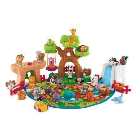 Fisher-Price J0134 Little People A to Z Learning Zoo Playset - Walmart ...