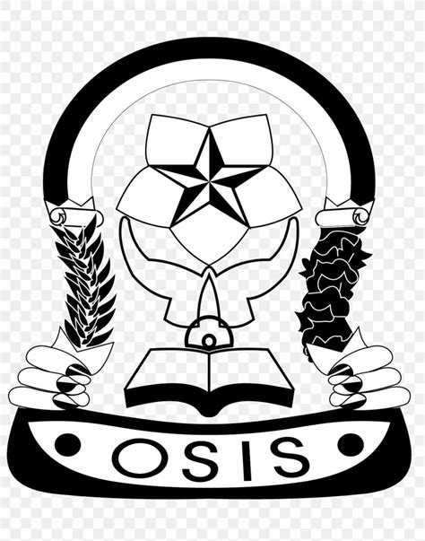 Logo Organisasi Siswa Intra Sekolah Black And White, PNG, 1256x1600px ...