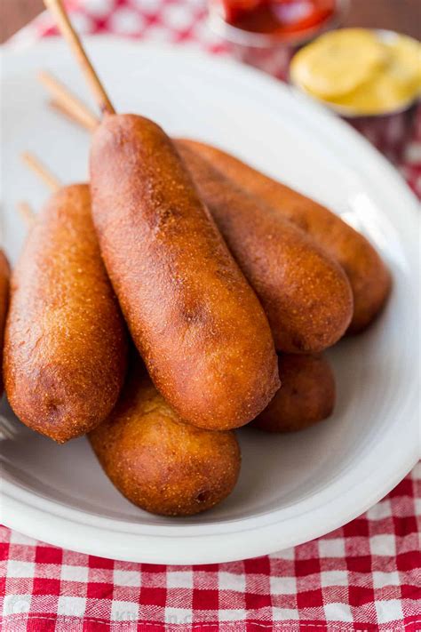 Homemade Corn Dogs Recipe (VIDEO) - NatashasKitchen.com