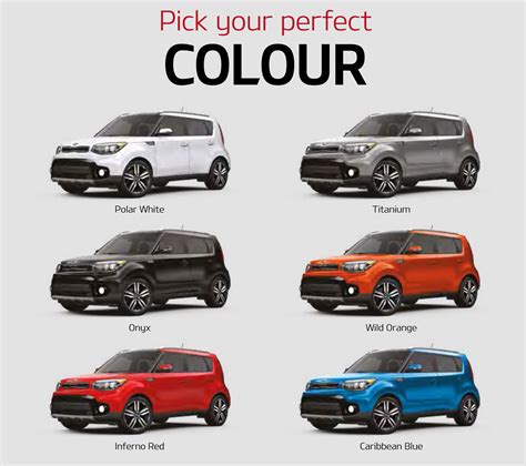 Kia Soul Paint Color and Codes Paint Codes & Color Charts