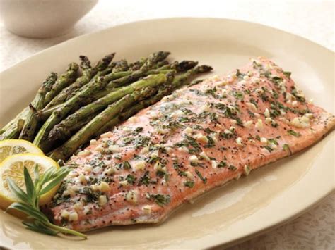 Alaska Sockeye Salmon with Herbs and Garlic Recipe | Food Network