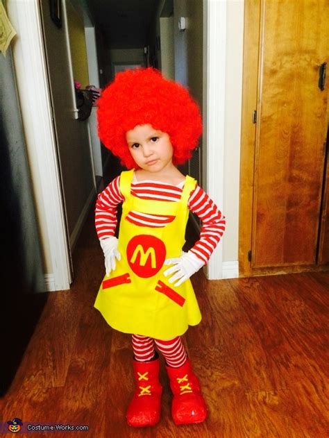 Ronald McDonald Girl's Costume - Photo 3/6