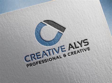 Paper Pressed Logo Mockup PSD