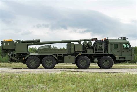 Completion of Russian 152mm 2S43 Malva self-propelled howitzer tests ...