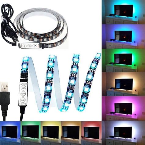 [22% OFF] KWB 5V USB LED Strip Light 5050 SMD Waterproof With RGB ...