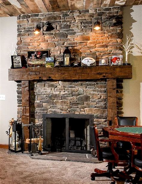 30+ Rustic Fireplace Surround Ideas – DECOOMO