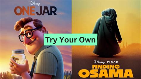 Make AI Generated Disney Pixar Movie Posters [Free] Now! - Open AI Sea