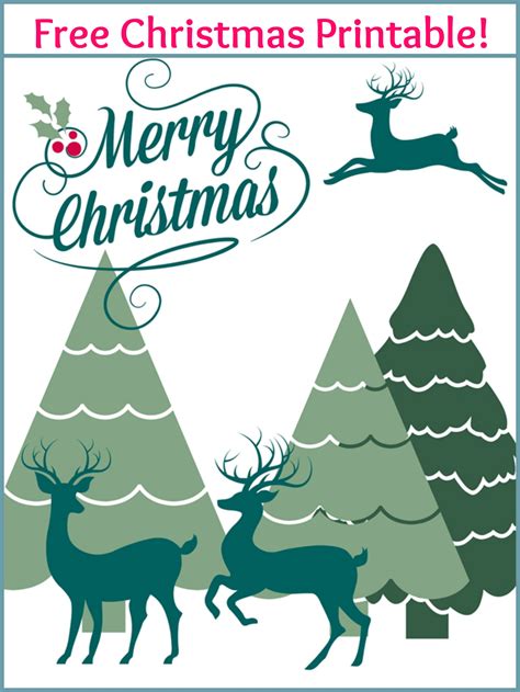 Merry Christmas Printable Cards