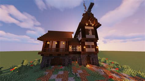 Here's my medieval house design. : r/Minecraft