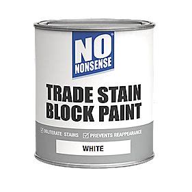 No Nonsense Stain Block White 750ml | Specialist Paints | Screwfix.com