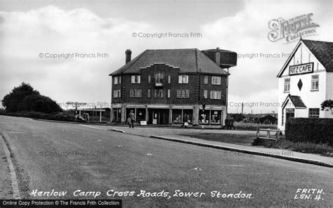 Photo of Lower Stondon, Henlow Camp Cross Roads c.1955