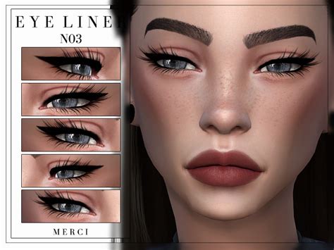 The Sims Resource - Eyeliner N03