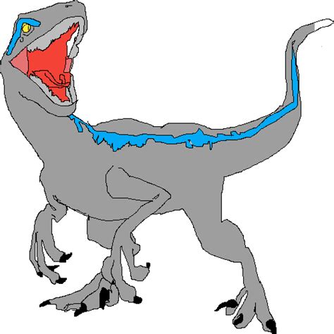 Blue Raptor - Illustration Clipart - Full Size Clipart (#4159182 ...