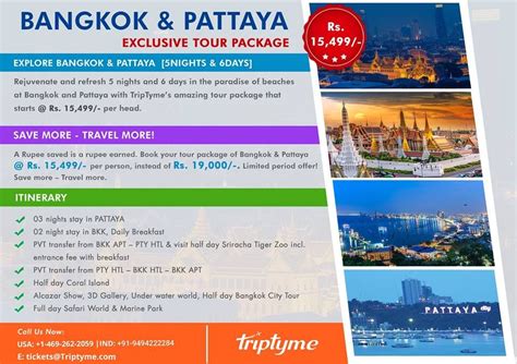 Best Ever Bangkok & Pattaya Tour Package - Book & Explore Now(5Nights ...