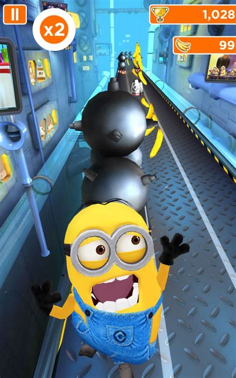 Screenshot of Despicable Me: Minion Rush (Android, 2013) - MobyGames