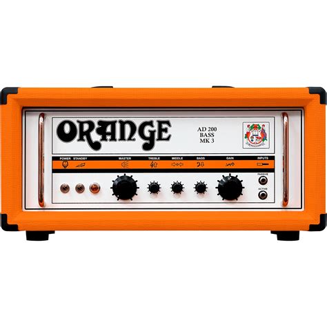 Orange Amplifiers AD Series AD200B 200W Tube Bass Amp Head Orange ...