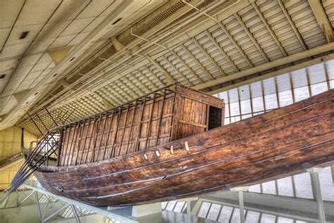 The Khufu Ship, Giza Solar Boat Museum, Great Pyramids of Giza, UNESCO ...