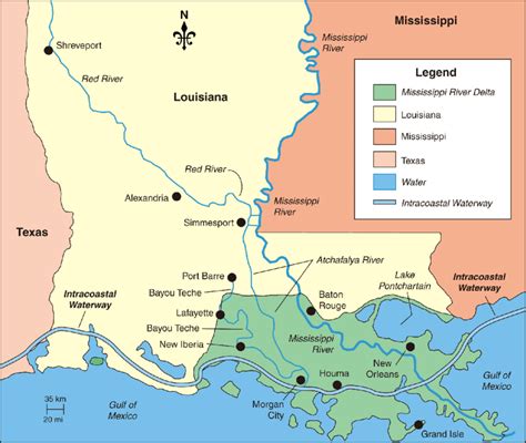 Location of the Mississippi River Delta Map by Mic Greenberg ...