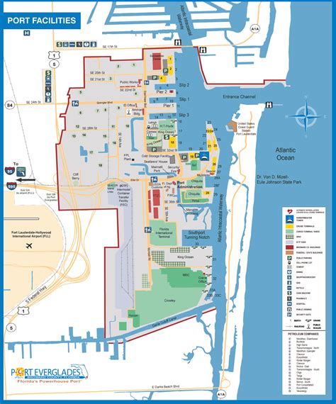 Port Everglades Terminal Map | Draw A Topographic Map