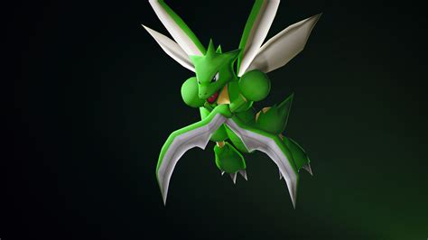 Scyther Pokémon HD Desktop Wallpaper