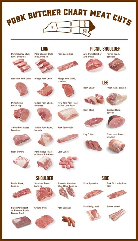 Beef Cuts Of Meat Butcher Chart