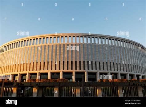 Football stadium Krasnodar, Russia. Texture of the architecture of the ...