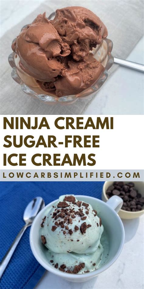 The Best Ninja Creami Sugar-Free Ice Creams | Sugar free ice cream ...