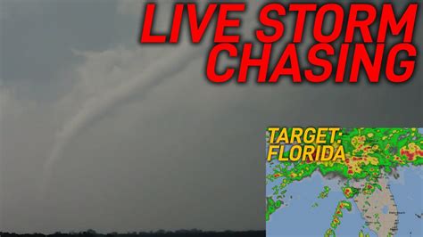 LIVE Tornado Chasing in Florida (Oct. 11, 2023) - YouTube